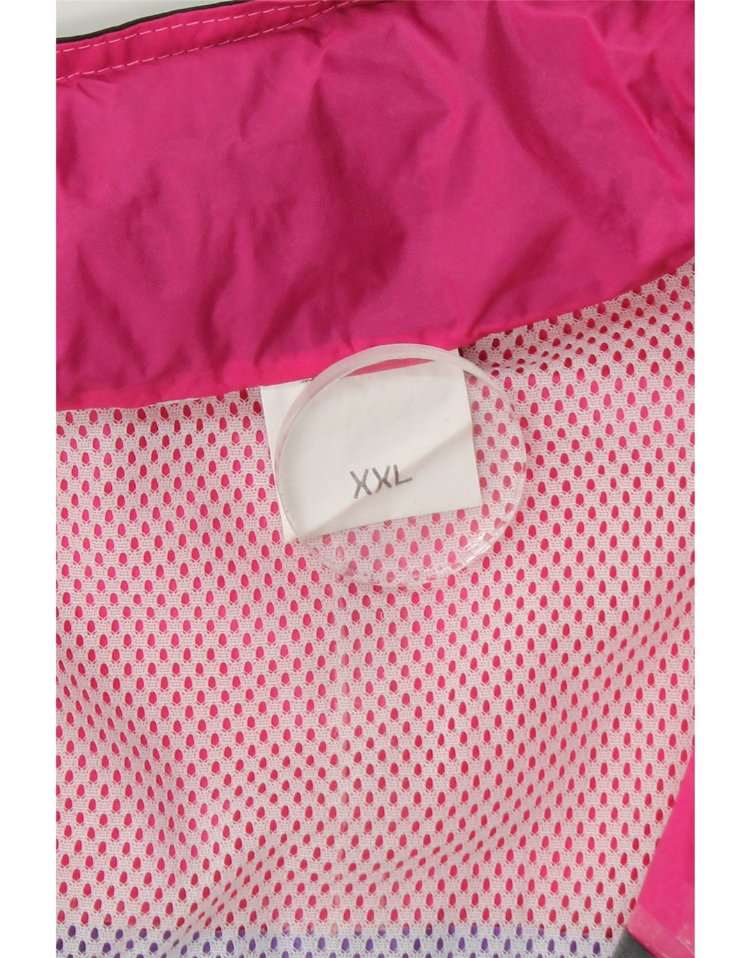 Vintage Regnjakke med hætte til mænd UK 44 2XL Flerfarvet Colourblock