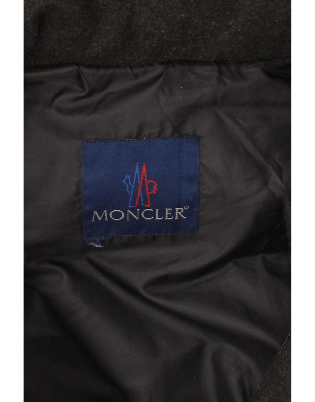 Moncler Herre hættepolstret jakke UK 36 Lille sort uld