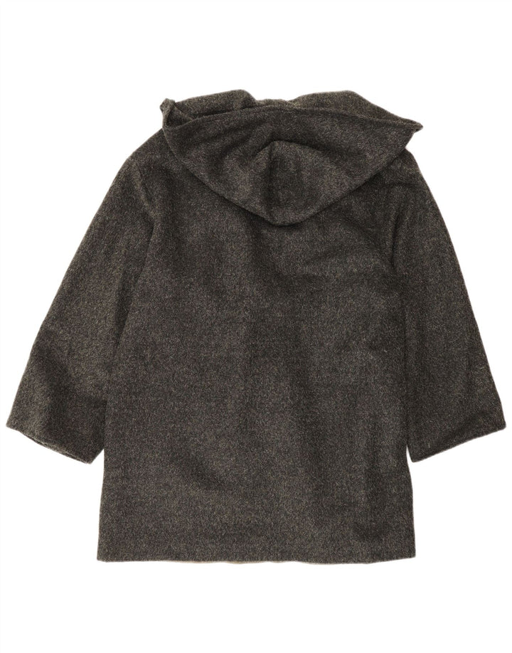 Guld af Michael H Dame Loose Fit Overfrakke UK 12 Medium Green Wool