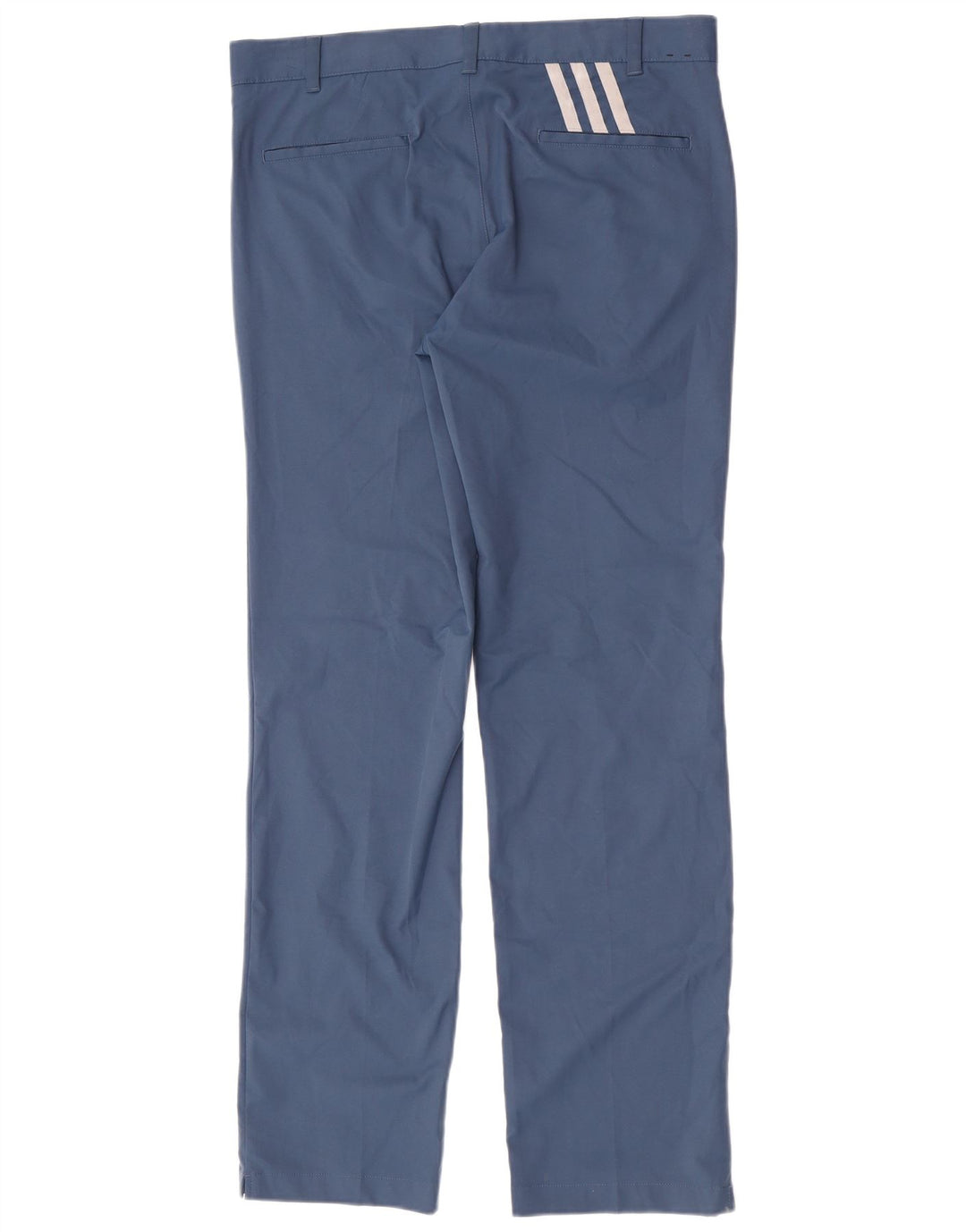Adidas Straight Chino Bukser til mænd W34 L34 Blå Polyester