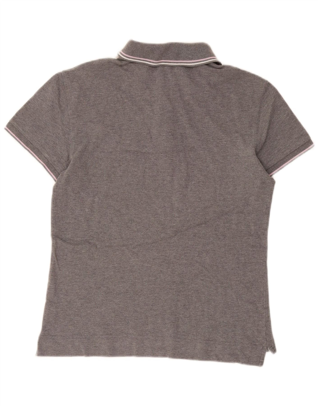 Gas Dame Polo Shirt UK 16 Stor Grå Bomuld