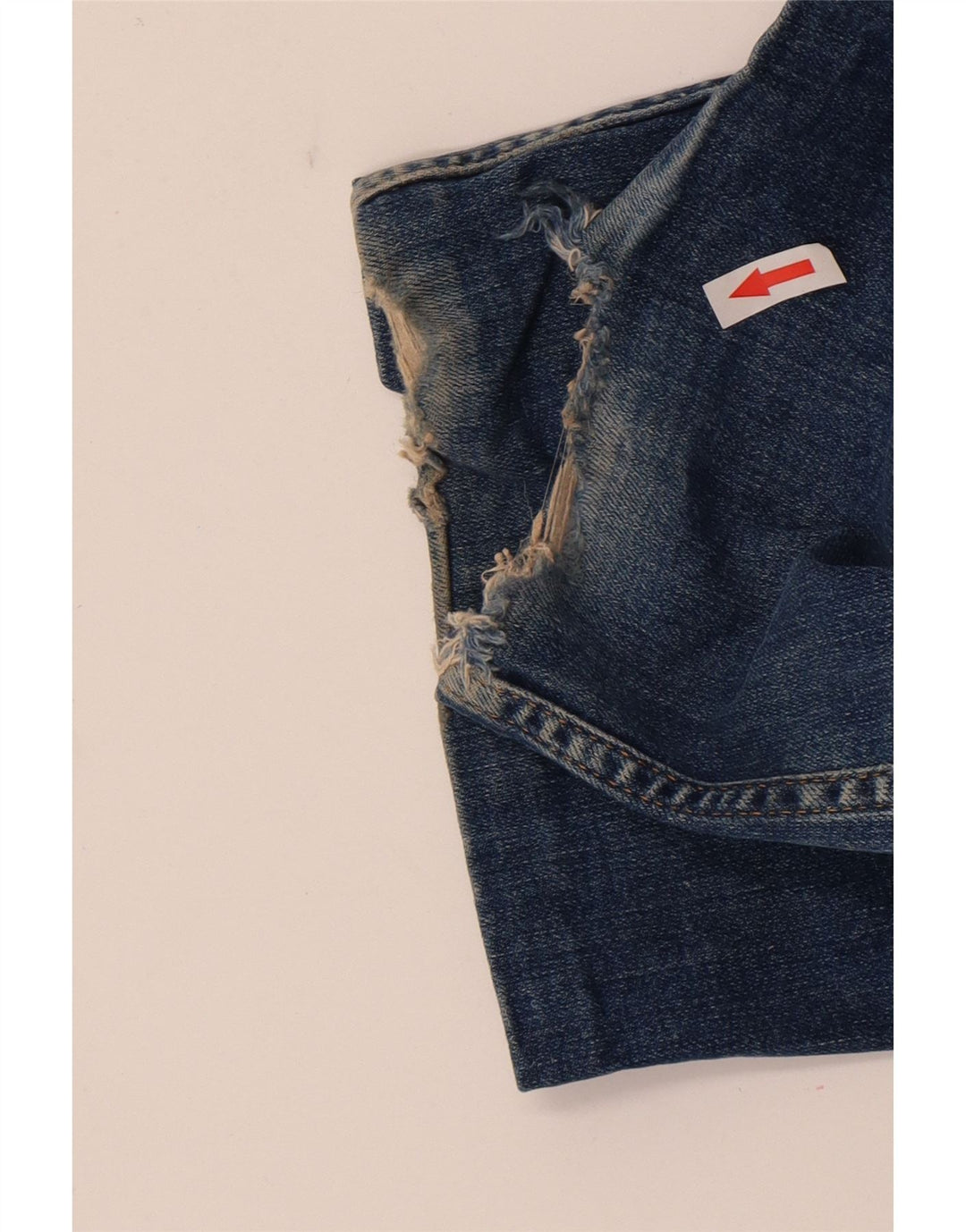 Besætningstøj Herre Regular Straight Jeans W38 L27 Blå Bomuld