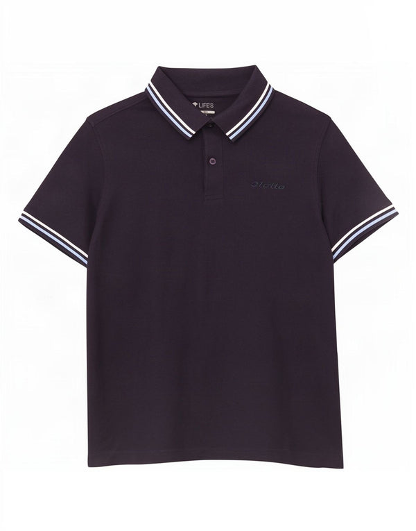 Lotto herre polo shirt lille marineblå bomuld