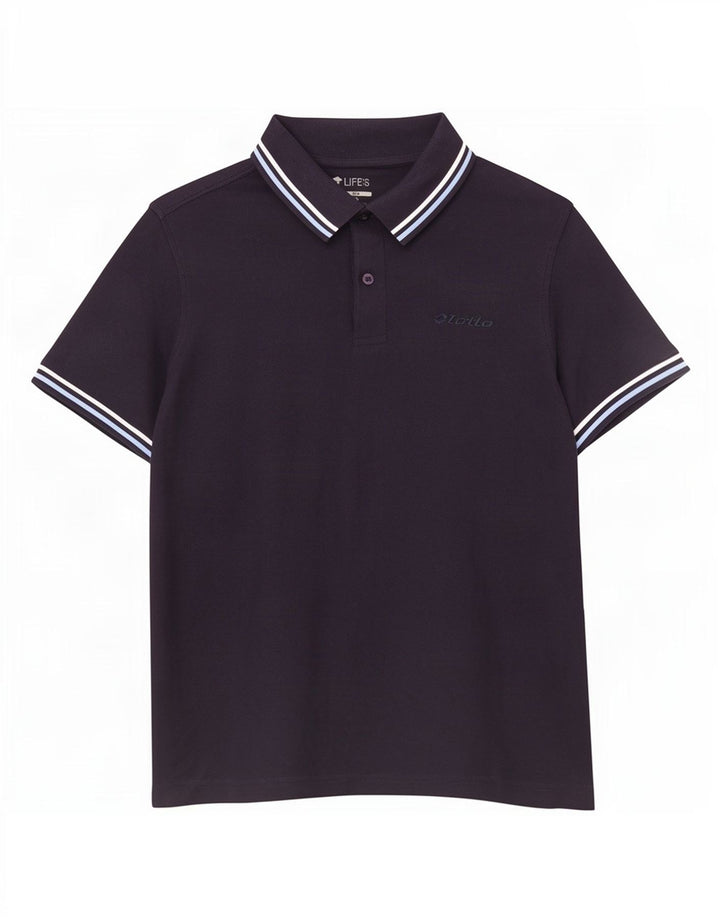 Lotto herre polo shirt lille marineblå bomuld