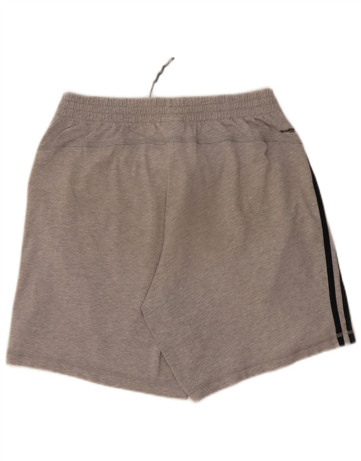 ADIDAS Herre Climalite Sportshorts Medium Grey Flecked Bomuld