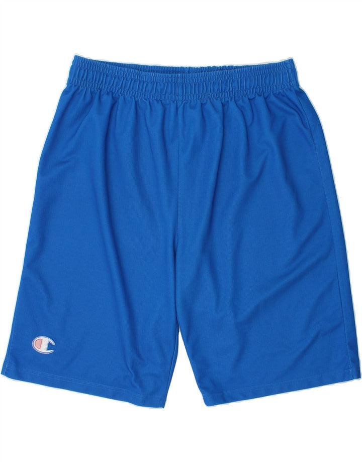 CHAMPION Mens Sport Shorts 2XL  Blue Polyester Vintage Champion and Second-Hand Champion from Messina Hembry 