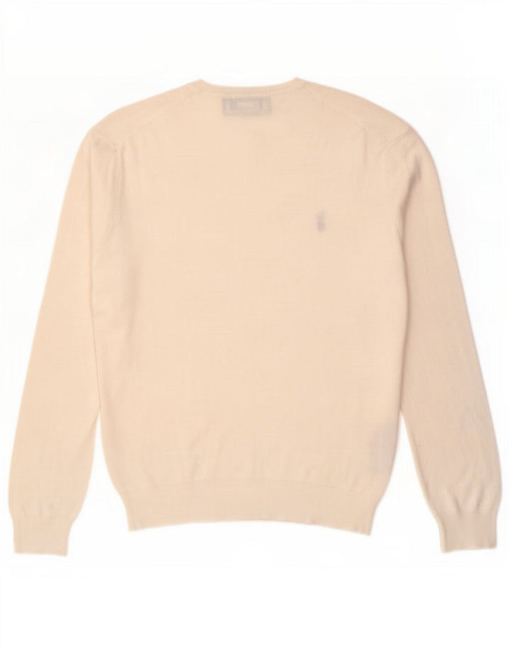 Polo Ralph Lauren Herre V-hals sweater Medium hvid bomuld