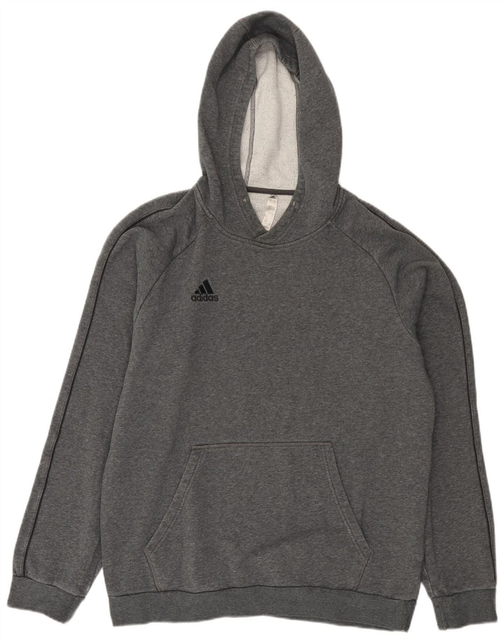 ADIDAS Hættetrøje til mænd, stor grå bomuld