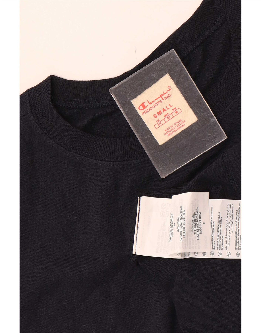 Champion herre T-shirt top lille marineblå bomuld