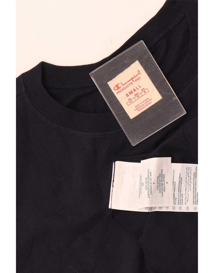 Champion herre T-shirt top lille marineblå bomuld