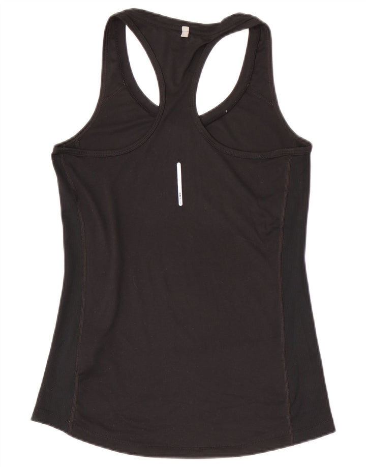 Nike Dame Dri Fit Vest Top UK 8 Small Black Polyester