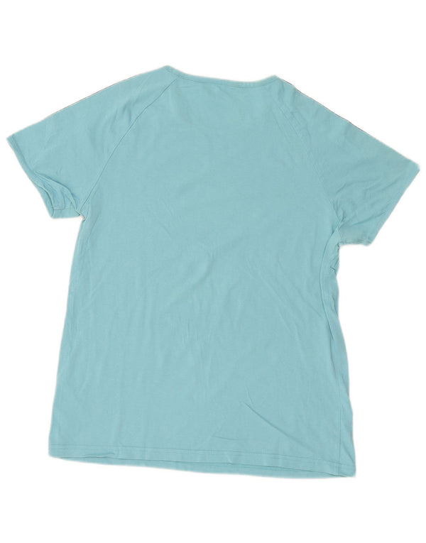 Puma Grafisk T-Shirt Top UK 18 XL Blå Colourblock