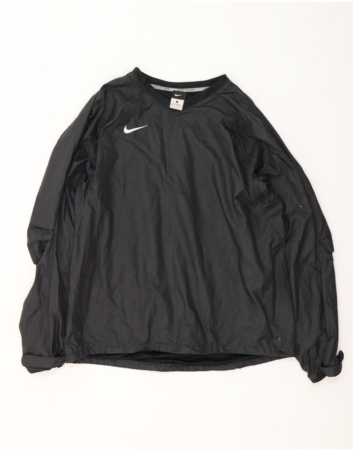 NIKE Pullover træningsdragt til mænd Stor sort polyester