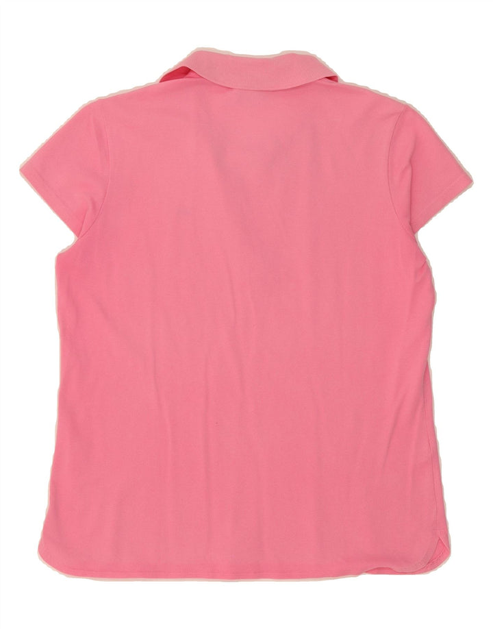 LACOSTE Womens Polo Shirt Size 44 Large Pink Cotton Vintage Lacoste and Second-Hand Lacoste from Messina Hembry 