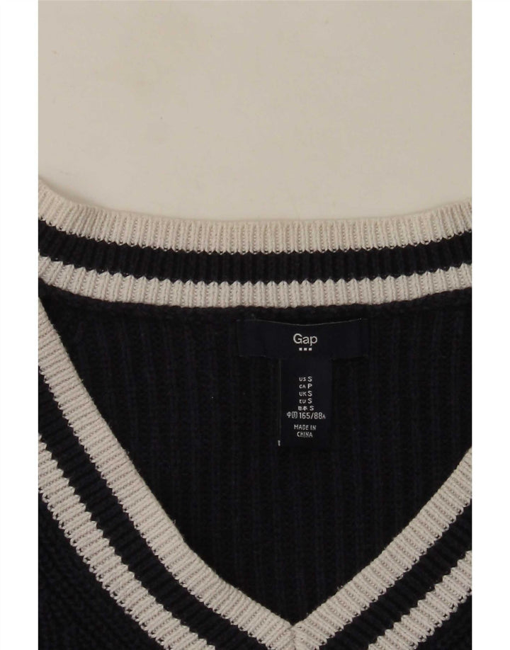 Gap Dame V-hals sweater UK 10 Small Navy Blue