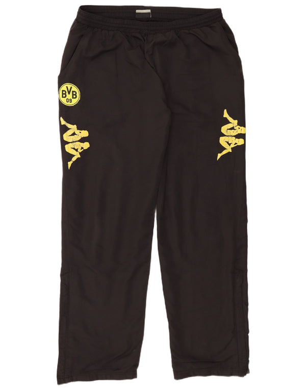 Kappa Herre BVB Dortmund Graphic Tracksuit Bukser 2XL Sort Polyester