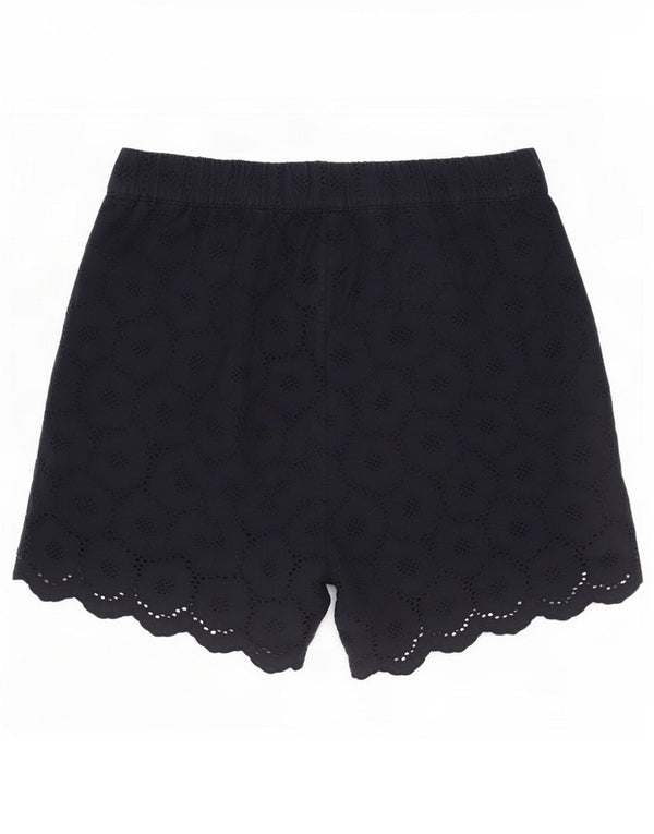 Jack Wills Kvinder Casual Shorts UK 12 Medium W28 Navy Blue Cotton