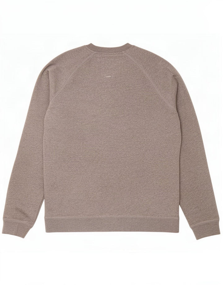 Jack Wills Herre Salcombe Devon Grafisk Sweatshirt Jumper Lille Grå Bomuld