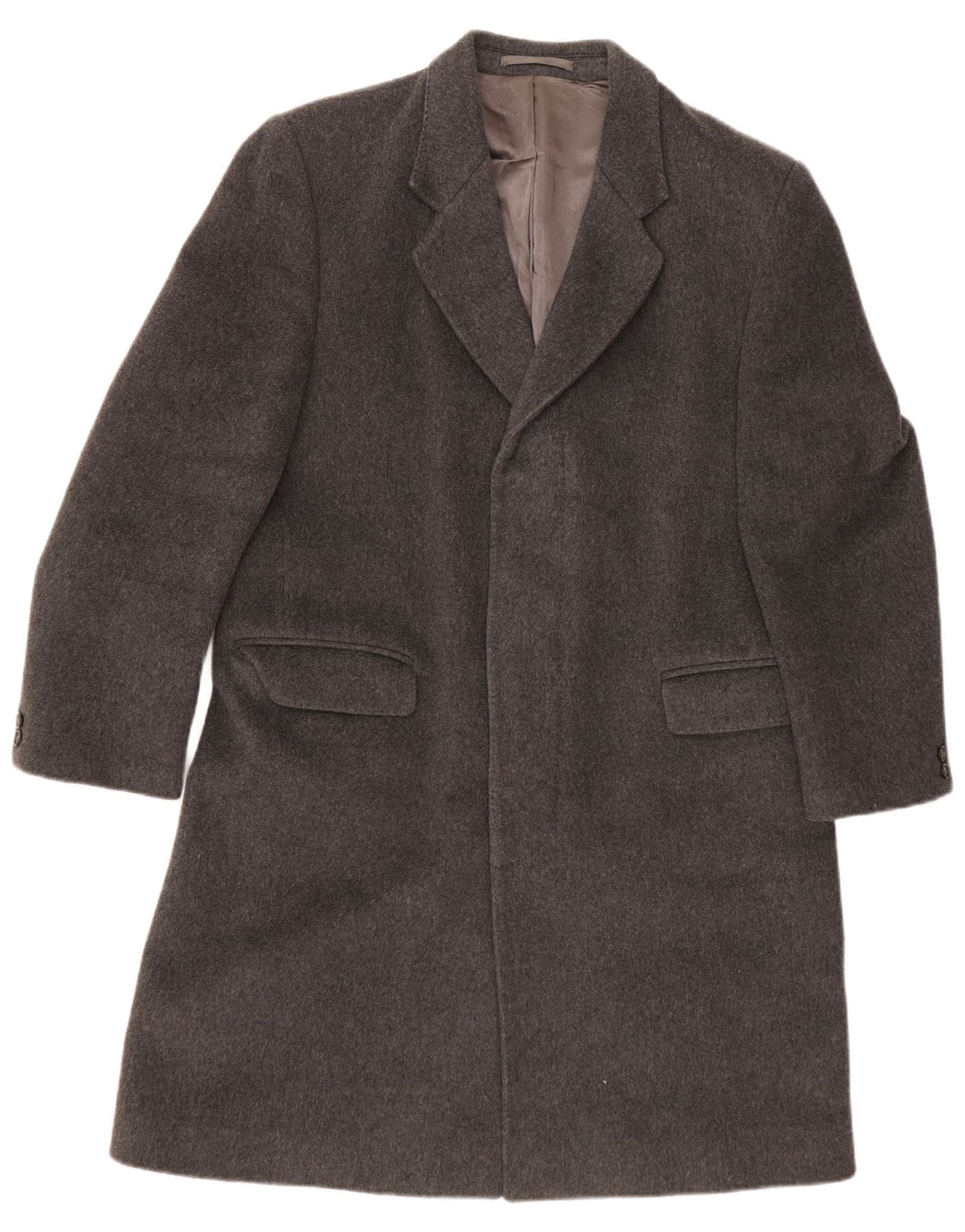Kilmaine Herre Chesterfield Frakke UK 36 Small Grey Wool