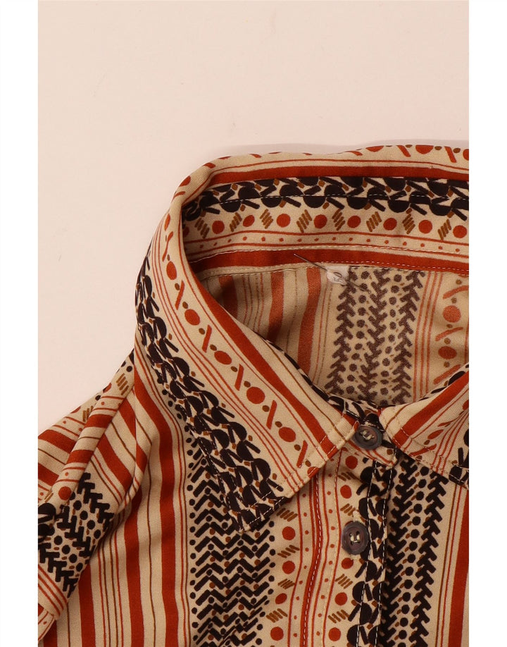 VINTAGE Dameskjorte IT 50 XL Beige Stribet