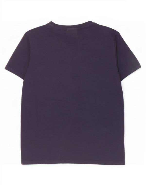 Hugo Boss Herre T-Shirt Top Medium Marineblå Bomuld