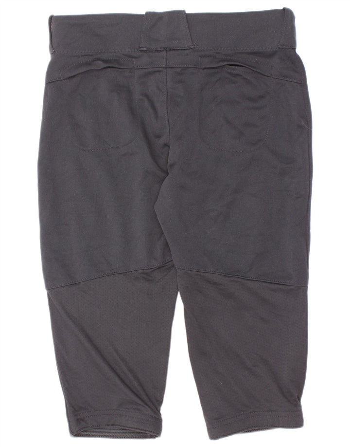 Nike drenge lige fritidsbukser 8-9 år Small W26 L15 sort polyester