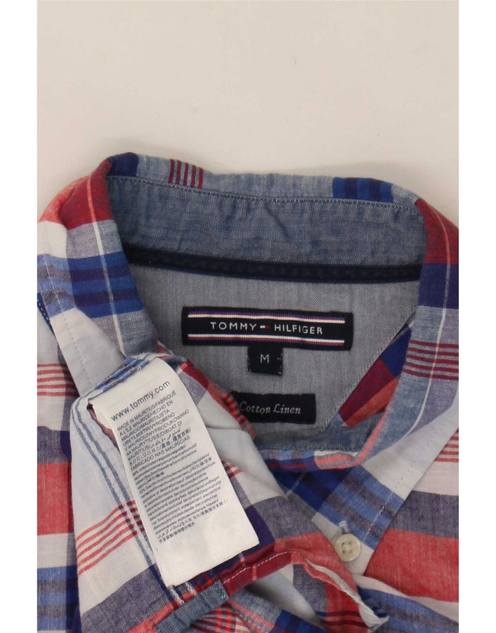 Tommy Hilfiger Herreskjorte Medium Blue Ternet Bomuld