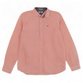Tommy Hilfiger Herre Regular Fit skjorte Medium rød nålestribet bomuld