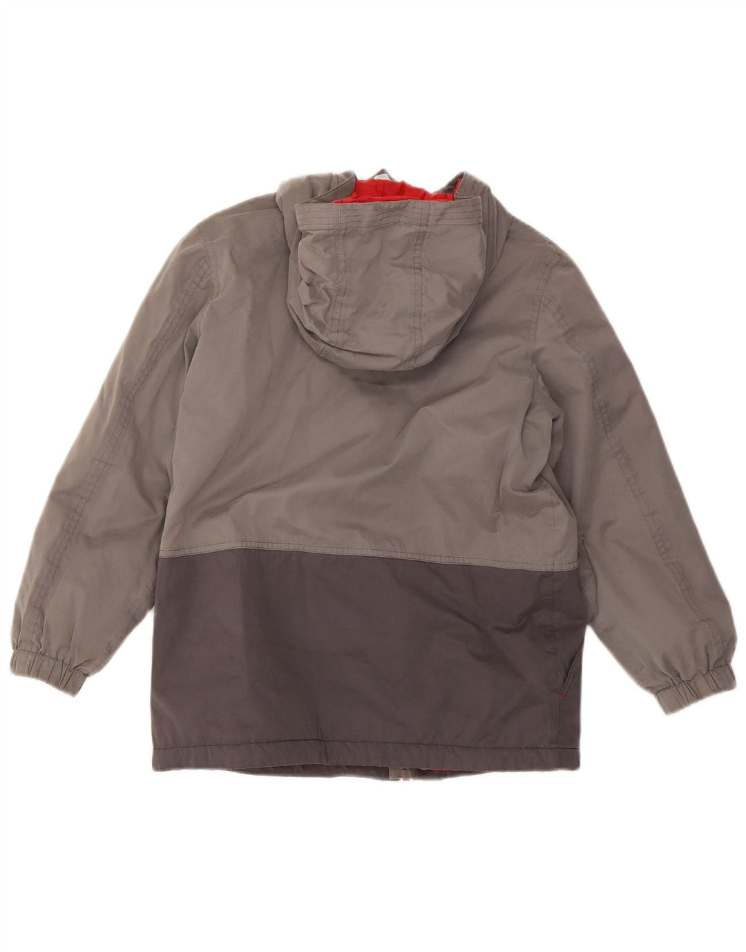 Fat Face drenge hættepolstret jakke 11-12 år Grå Colourblock Polyester