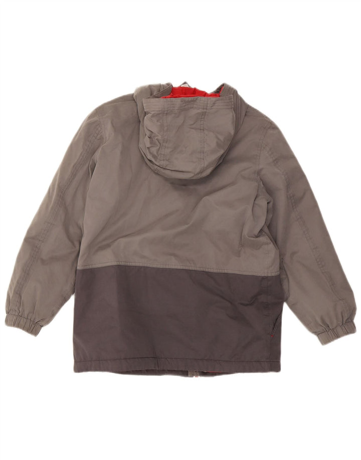 Fat Face drenge hættepolstret jakke 11-12 år Grå Colourblock Polyester