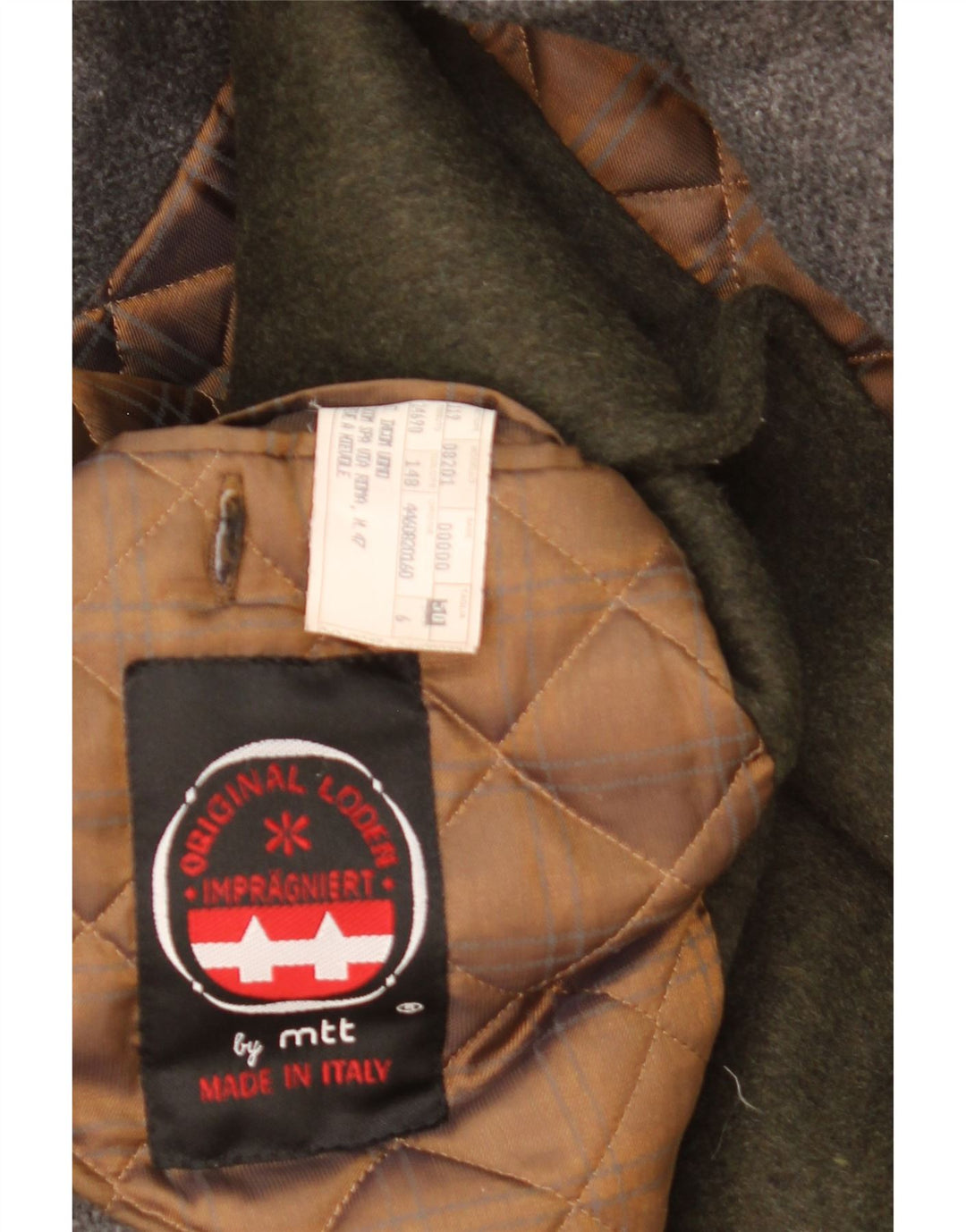 Vintage overfrakke til mænd UK 42 XL Khaki Wool