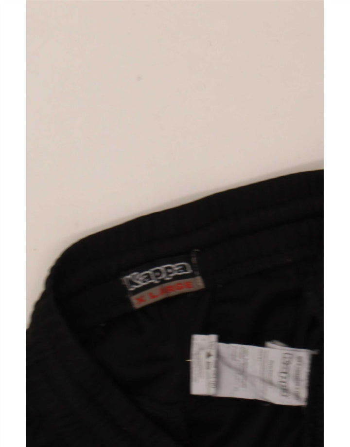 Kappa Herre grafisk træningsdragt bukser XL sort polyester
