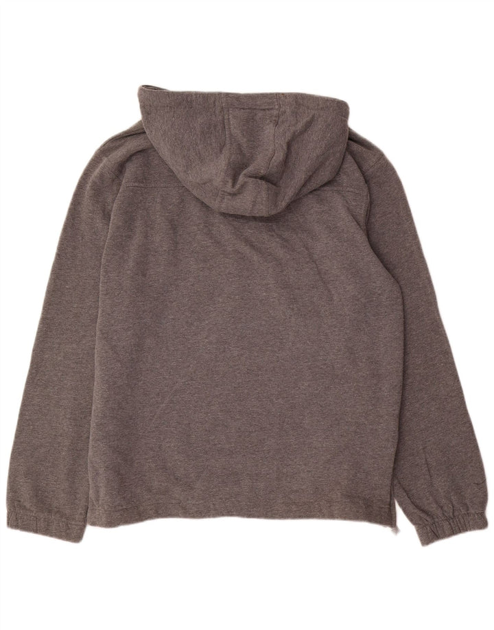 Ellesse Dame Oversized grafisk hættetrøje Jumper UK 12 Medium Grey Flecked