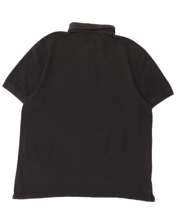 Jack Wills Herre Classic Fit Polo Shirt Stor sort bomuld