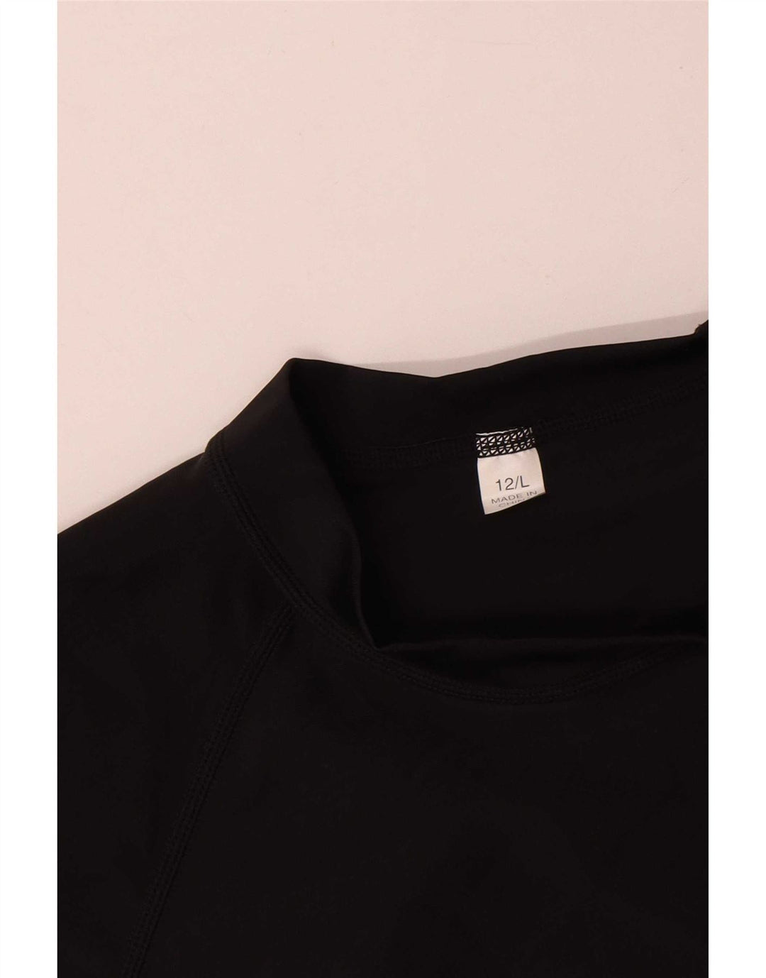Rip Curl Dame Grafisk T-Shirt Top US 12 Stor Sort Polyamid