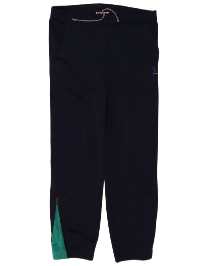 Fila Dame træningsdragt Bukser IT 46 Large Navy Blue Colourblock