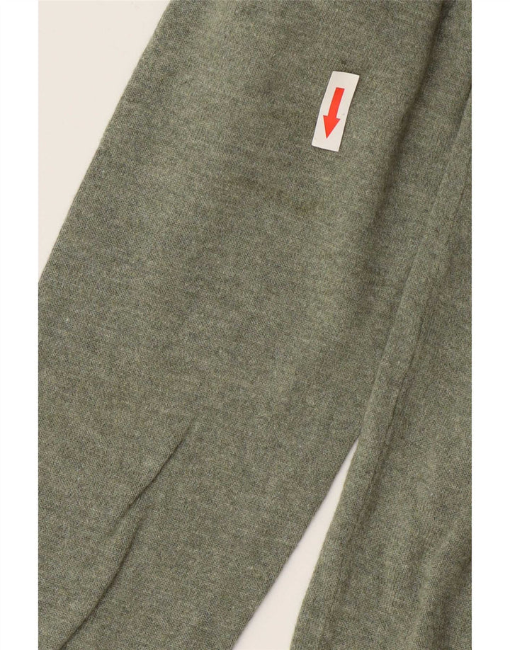 Zara Herre V-hals sweater Stor Grøn