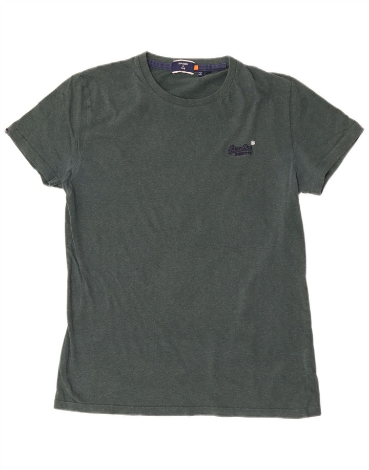 Superdry T-shirt top mellem grøn til mænd