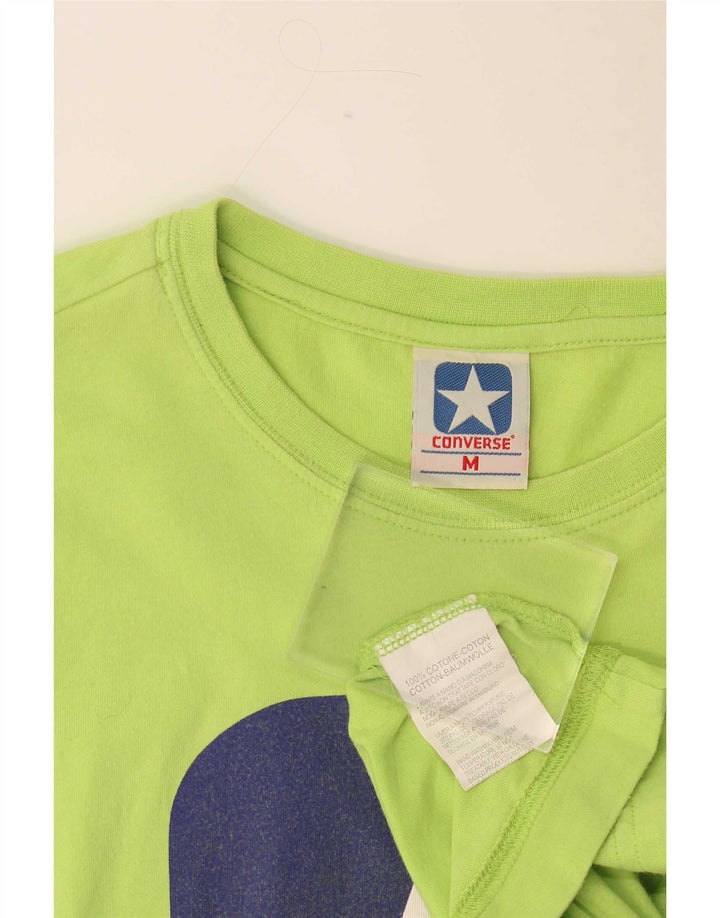 Converse Grafisk T-shirt til mænd, mellemgrøn bomuld