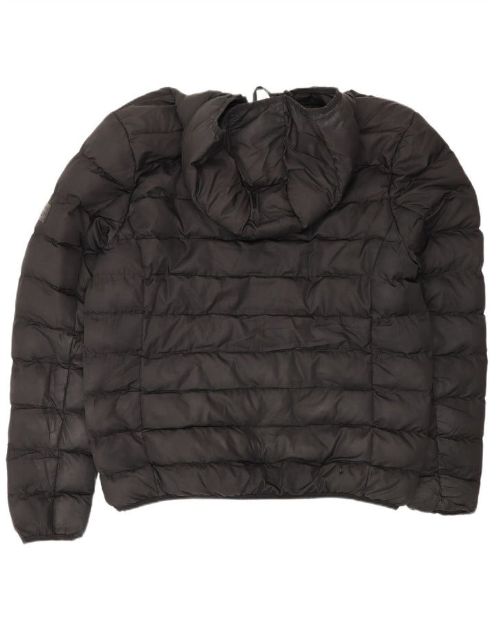 French Connection Herre hættepolstret jakke UK 40 Large Black