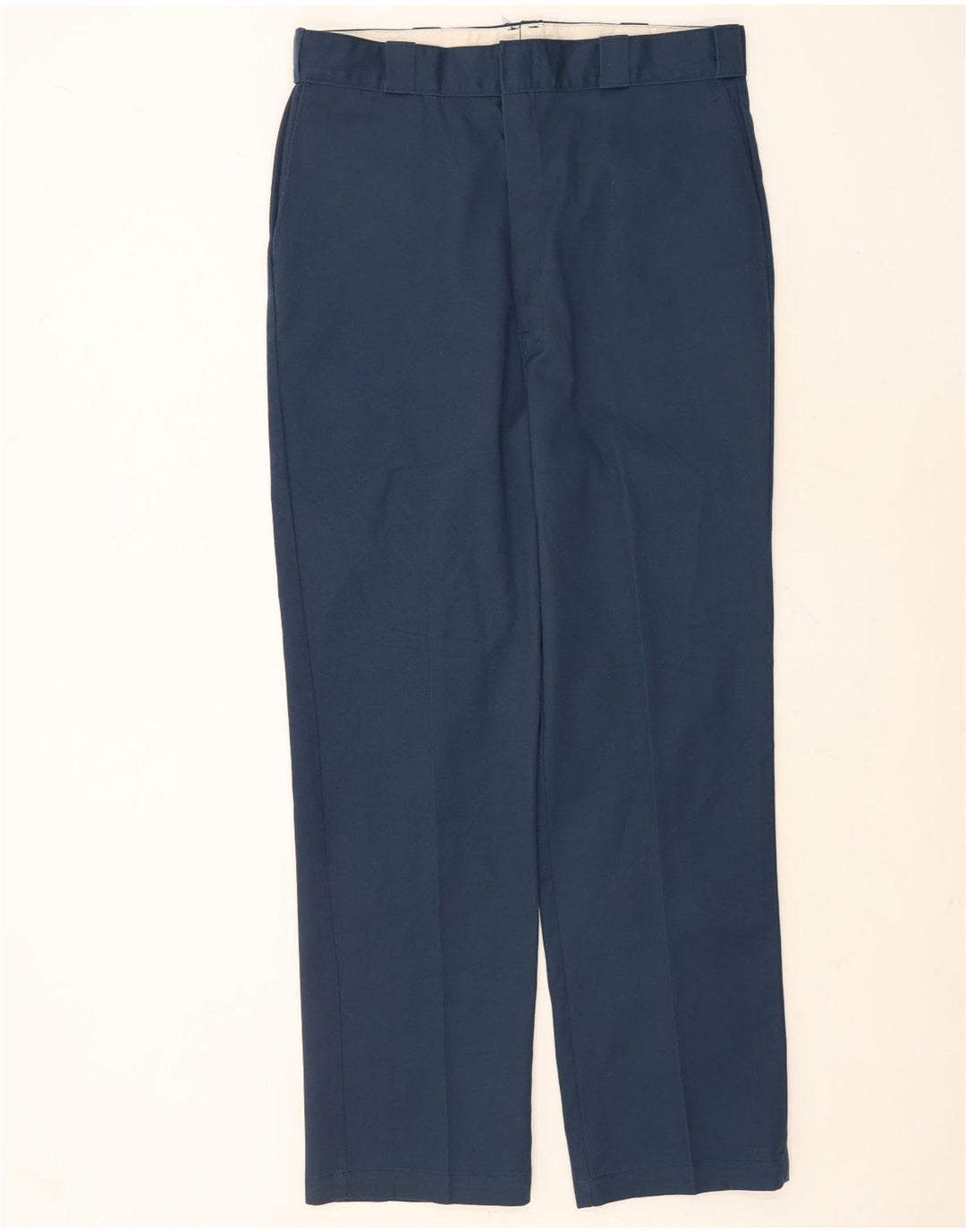 Dickies Straight Chino-bukser til mænd W38 L34 Marineblå polyester