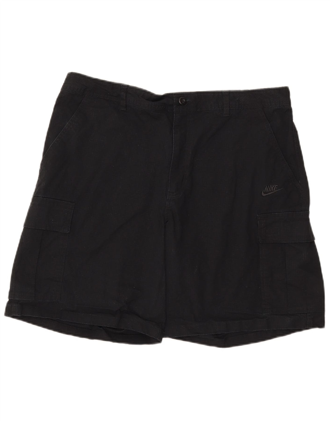 Nike Herre Cargo Shorts W36 Large Black Bomuld