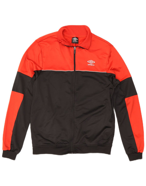 Umbro Herre træningsdragt Topjakke Medium Rød Colourblock Polyester