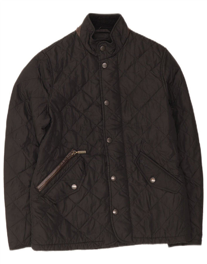 Barbour Boys Quiltet Jakke 10-11 År Stor Sort