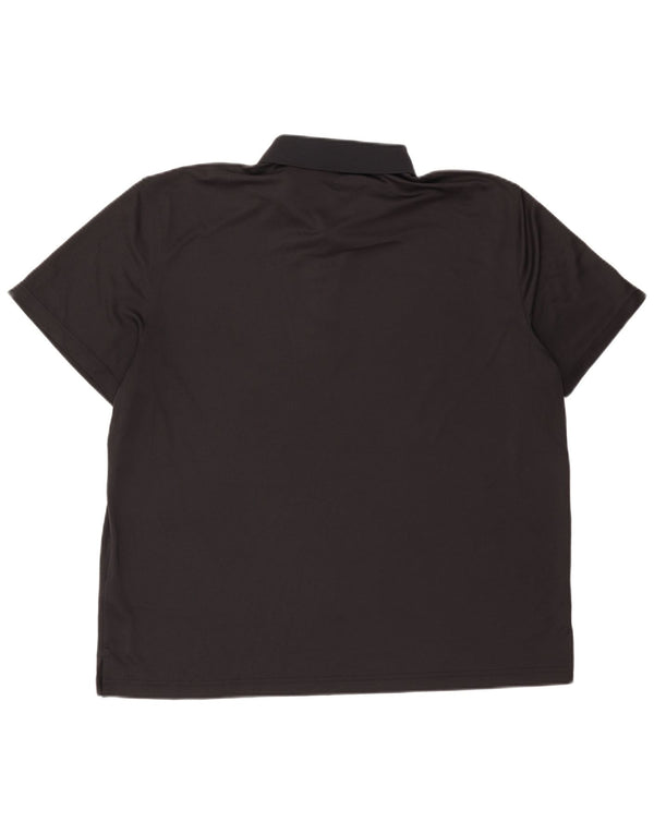 Izod Polo Shirt til mænd 2XL Sort Polyester