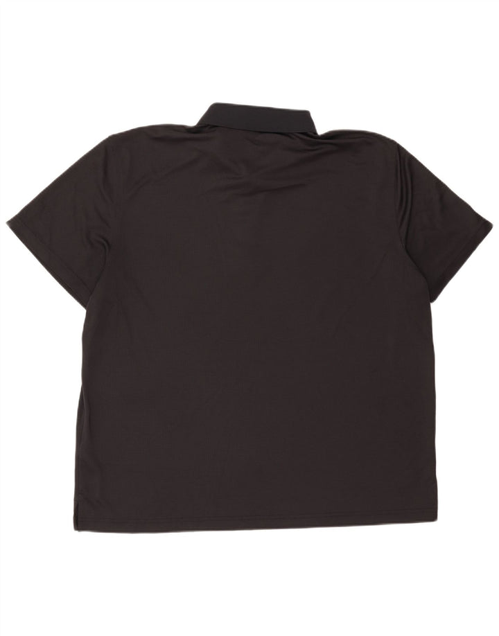 Izod Polo Shirt til mænd 2XL Sort Polyester