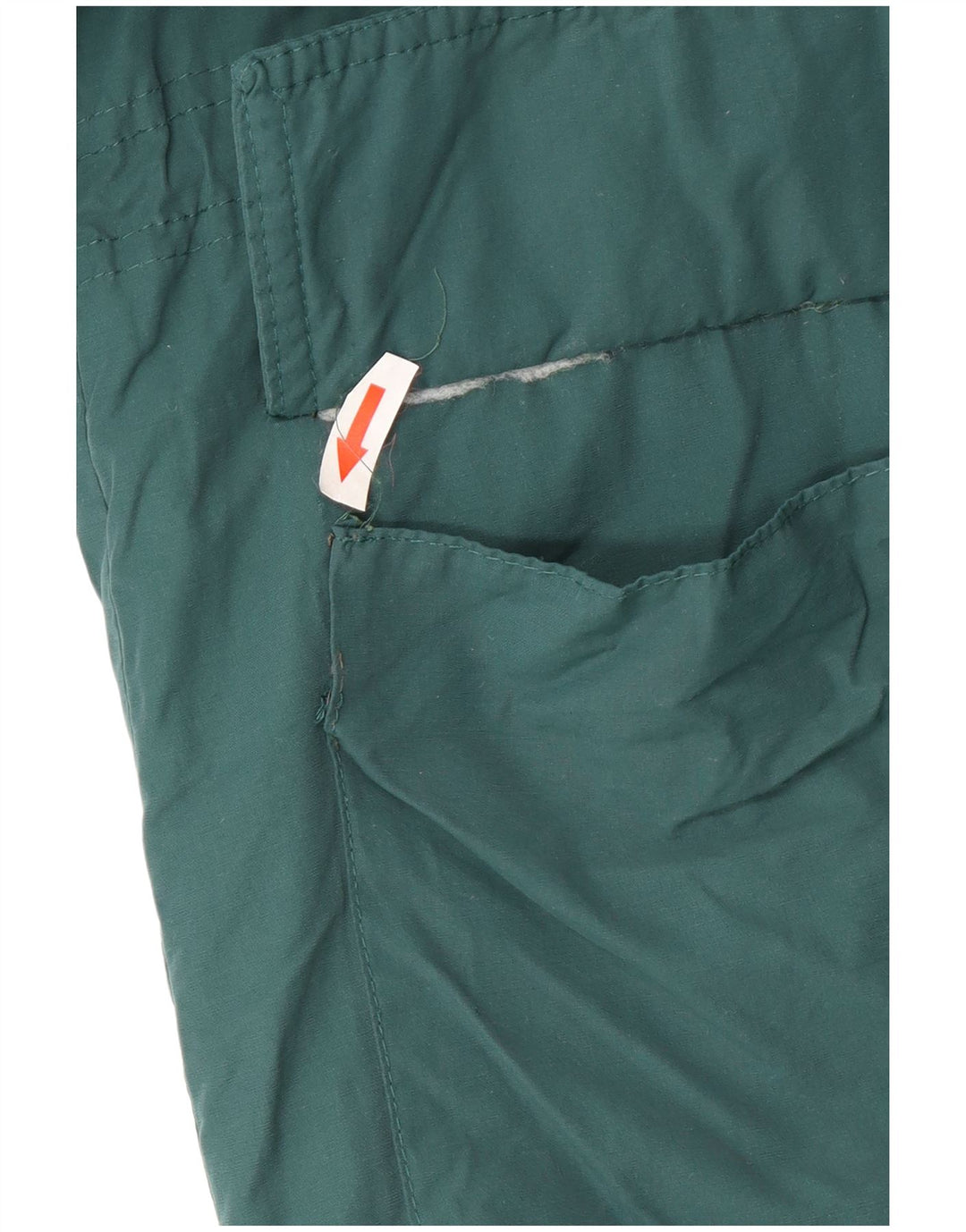 Vintage parkajakke med hætte til kvinder UK 16 Large Green