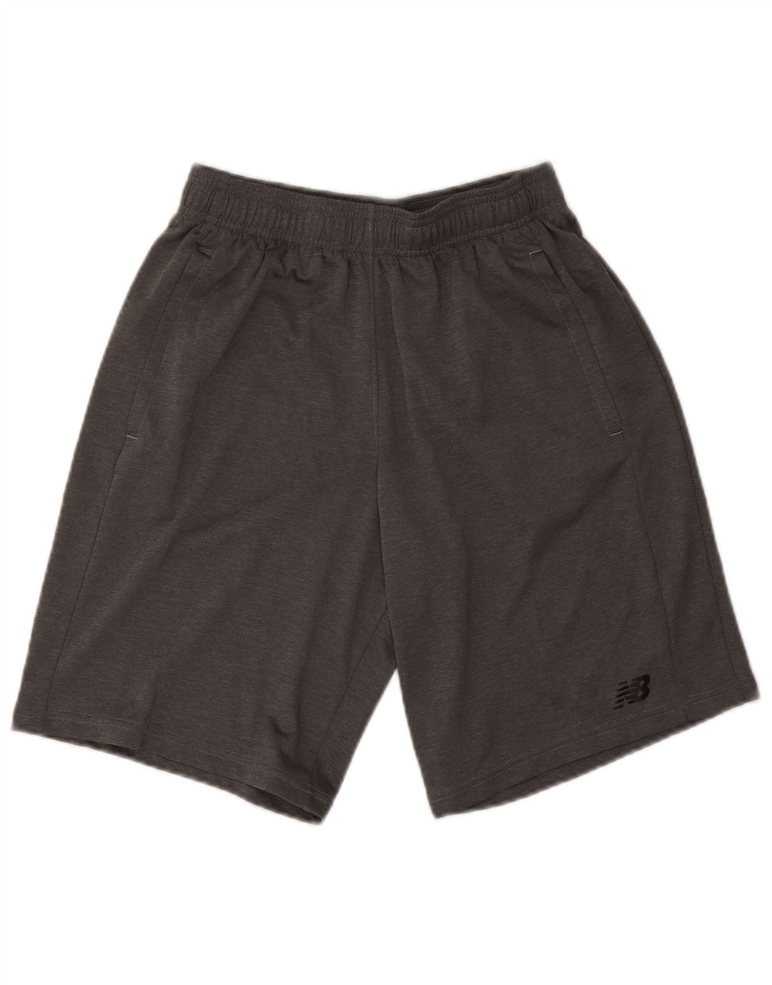 New Balance Sportsshorts til mænd, små grå flækkede polyester