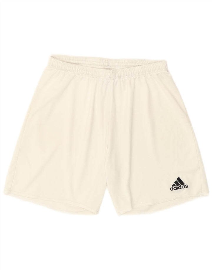 Adidas Herre Climalite Sport Shorts Medium White Polyester