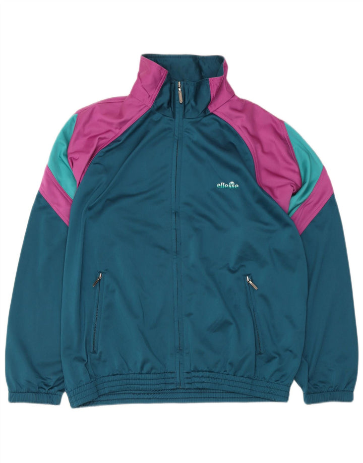 Ellesse Herre træningsdragt Topjakke Stor Blå Colourblock Polyester